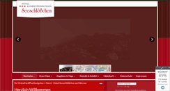 Desktop Screenshot of hotel-seeschloesschen.info